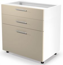 Küchenelement unten Vento DS3-80/82 - weiß/beige