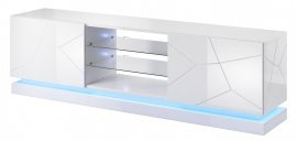 TV-Kommode Qiu 200 - weiß
