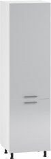 Hoher Schrank Vento DP-60/214 - weiß/hellgrau
