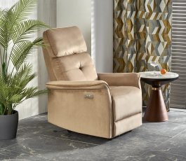 Elektrischer Fernsehsessel mit Relaxfunktion Semir - beige