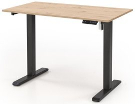 Frisiertisch B53 mit Höhenverstellungsfunktion - Goldene Eiche/Schwarz