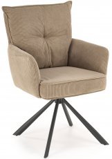 Esszimmerstuhl K528 mit Drehfunktion - Cappuccino
