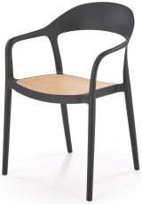 Esszimmerstuhl K530 - Schwarz/Natur
