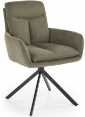 Esszimmerstuhl K536 mit Drehfunktion - oliv