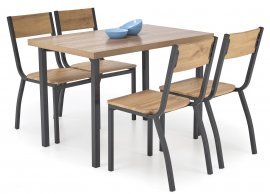 Set Milton (Tisch + 4 Stühle)