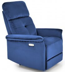 Sessel Semir mit Relaxfunktion - dunkelblau