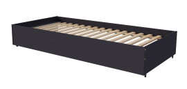 Bett Verso F - 90x200 cm - anthrazit