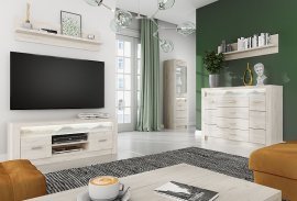 Kollektion Indianapolis für das Wohnzimmer und Schlafzimmer - weiß zanat