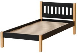 Bett Gaja 90x200 cm - schwarz/Eiche