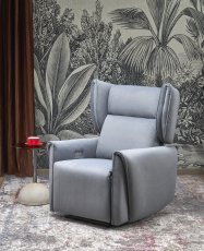 Elektrischer Fernsehsessel mit Relaxfunktion Gelato - grau