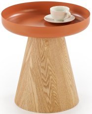 Klubtisch Gina - natur/Zimt