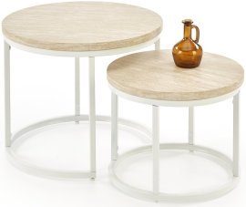 Set aus zwei Clubtischen Oreo