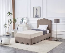 Bett Orso - 90x200 cm - beige