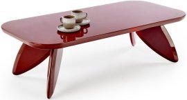 Klubtisch Sorava - dunkelrot