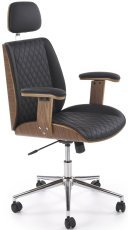 Direktorski Stuhl Timber - Nussbaum/Schwarz