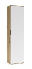 Hoher Schrank Clif SL 50 - Artisan Eiche/Weiß