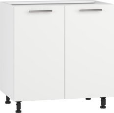 Unterschrank Vento D-80/82 - weiß/weiß matt