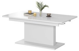 Ausziehbarer Couchtisch Busetti – Weiß