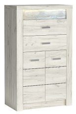 Kommode Indianapolis 16 cm - Craft Weiß