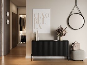 Halmar - Kommode Vera 150 cm – schwarz