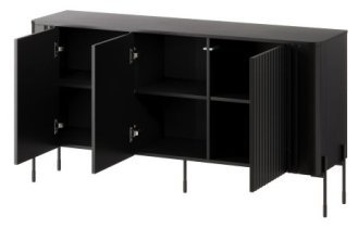 Halmar - Kommode Vera 150 cm – schwarz