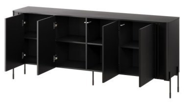 Halmar - Kommode Vera 190 cm – Schwarz