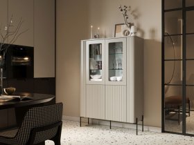 Halmar - Vitrine Vera 110 cm – Kaschmir