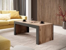 Couchtisch Mila – Wotan-Eiche/Anthrazit