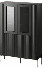 Vitrine Vera 110 – schwarz