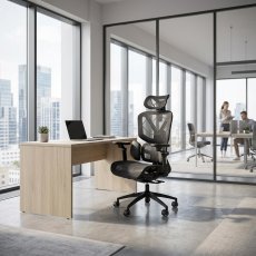 Bürostuhl Cubus – schwarz