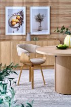 Halmar - Esszimmerstuhl K545 – Beige/Natur