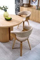 Halmar - Esszimmerstuhl K545 – Beige/Natur
