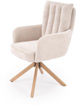 Halmar - Esszimmerstuhl K594 – Beige/Natureiche