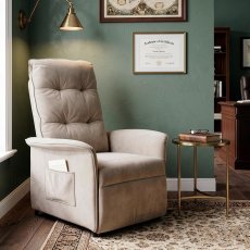 Relaxsessel mit Relaxfunktion Naxos – Beige
