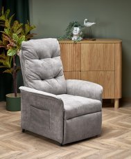 Relaxsessel mit Relaxfunktion Naxos – grau