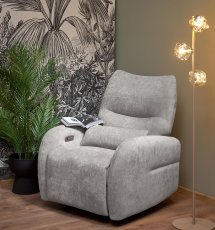 Relaxsessel Saxon mit Relaxmechanismus – grau