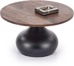 Halmar - Couchtisch Timor – Nussbaum/Schwarz