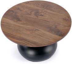 Halmar - Couchtisch Timor – Nussbaum/Schwarz