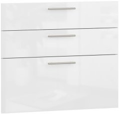 Front für Unterschrank Vento D3S_H-80/82 – Weiß Hochglanz