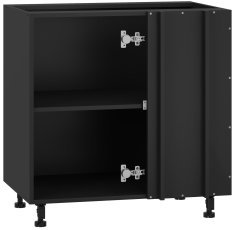 Eck-Unterschrank für Waschbecken Vento - DKN-100/82 - schwarz