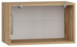 Korpus des Oberschranks für die Dunstabzugshaube mit Glas Vento GO-60/36 – Craft-Eiche