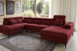 Ecksofa Blues U2 - Gemma 59 - bordeaux