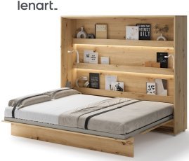Klapptischbett Lenart - Bed Concept 14 - 160x200 cm - Eiche Artisan