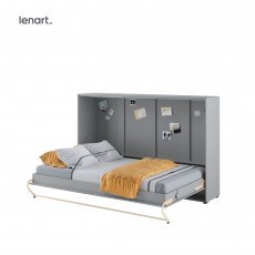 Kleiderschrankbett Lenart - Concept Pro 05 - 120x200 cm - grau