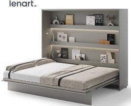 Bett im Schrank Lenart - Bed Concept 14 - 160x200 cm - grau