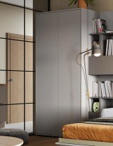Kleiderschrank BC-20 - grau
