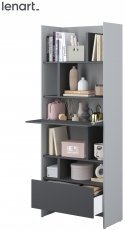 Regalschrank BC-22 - grau/graphit
