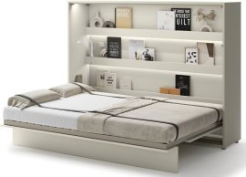 Kleiderschrankbett Lenart - Bed Concept 04 - 140x200 cm - Kaschmir