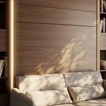 Bed Concept - Schrankbett Bed Concept BC-01 – 140x200 cm – Eiche Dunin