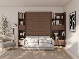 Bed Concept - Schrankbett Bed Concept BC-01 – 140x200 cm – Eiche Dunin